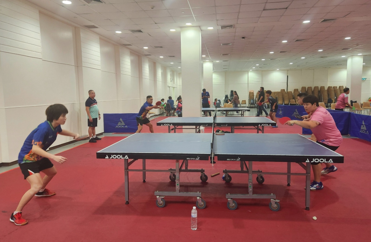 Local table tennis players begin battle for Olympic slots